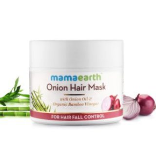 Flat 20% Off on Onion Hair Mask, For Hair Fall Control 200ml